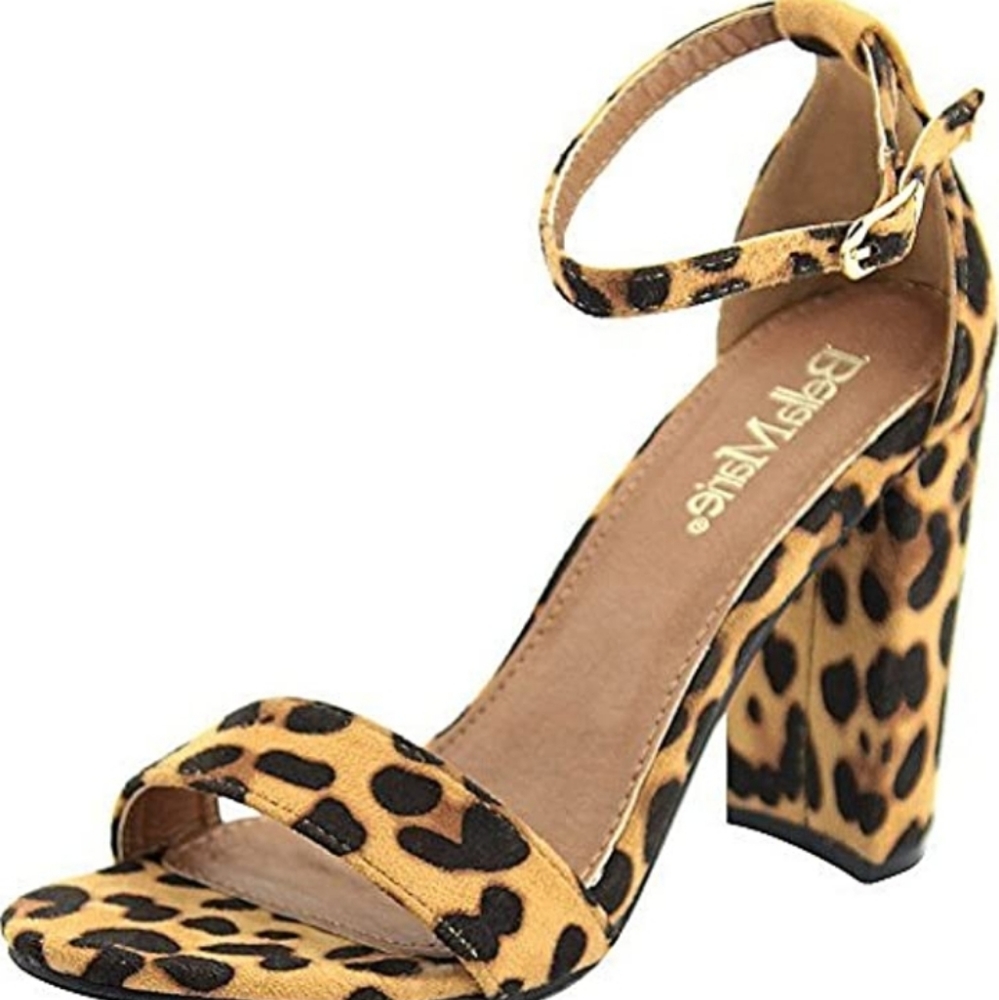 New Bella Marie Shirley Women's Strappy Open Toe Block High Heel Sandals
